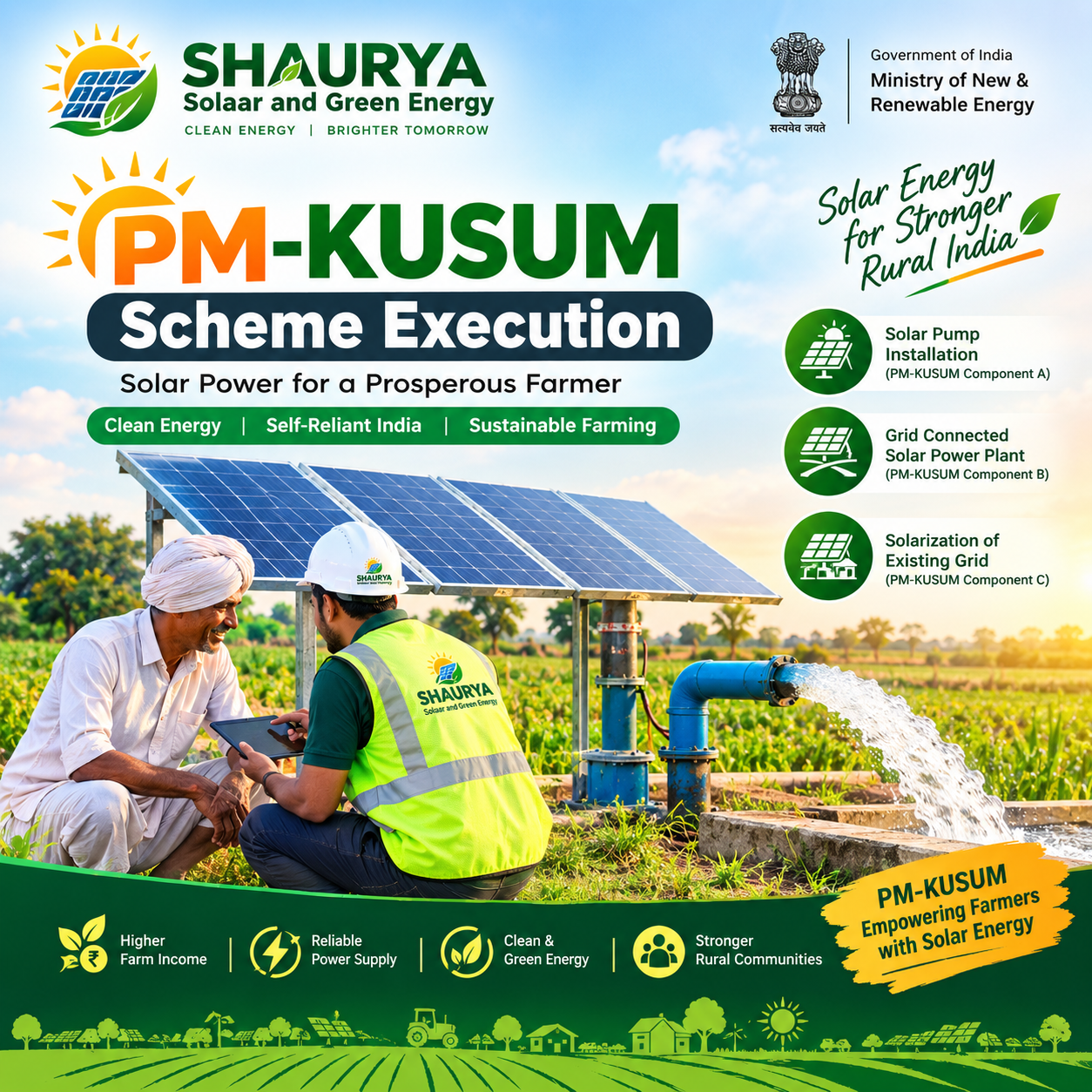 PM KUSUM Yojana Agricultural Pump